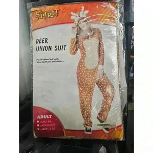 Spirit Halloween Large Deer Onesie Halloween Costume